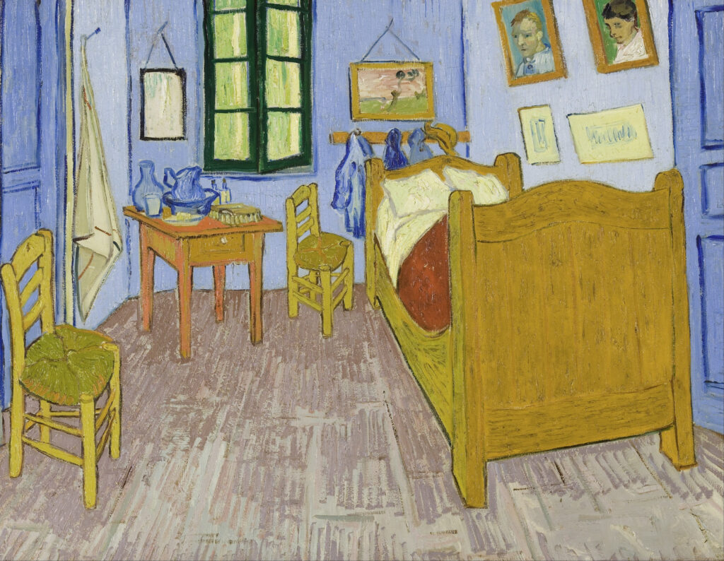 Bedroom in Arles Vincent van Gogh 1888 interior painting
