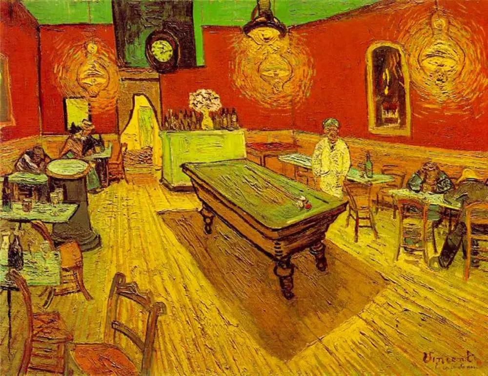 The Night Café – Vincent van Gogh (1888)
